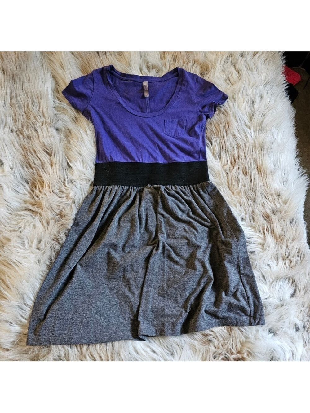 Garage Color Block Skater Dress